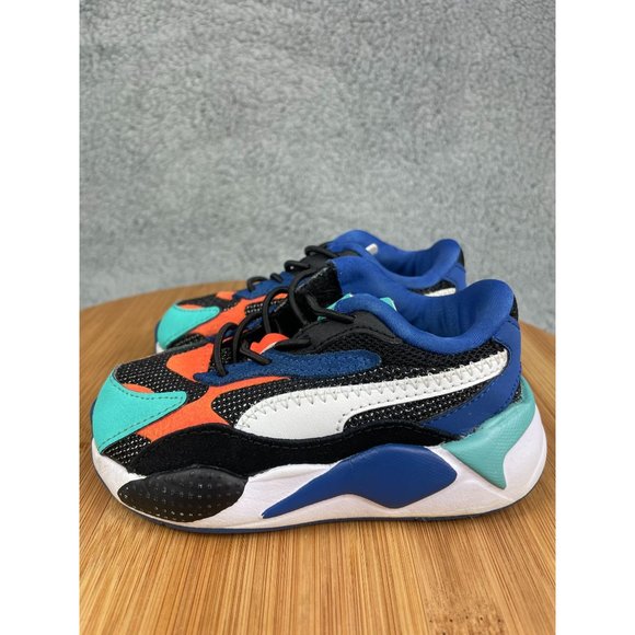 Puma Kids Sneakers - Blue, Red, Black, White - Picture 3 of 8